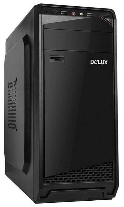 Miditower Delux DW605 Black ATX без БП .