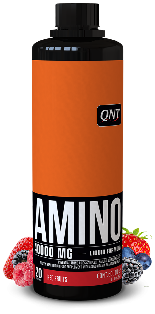 QNT Amino Acid Liquid 4000 Red Fruits Flavour 500 ml/ "амино Жидкая Формула" с фруктовым вкусом 500 мл