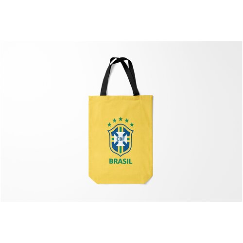 фото Сумка-шоппер / 31х42 см / футбол / сборная бразилии burnettie