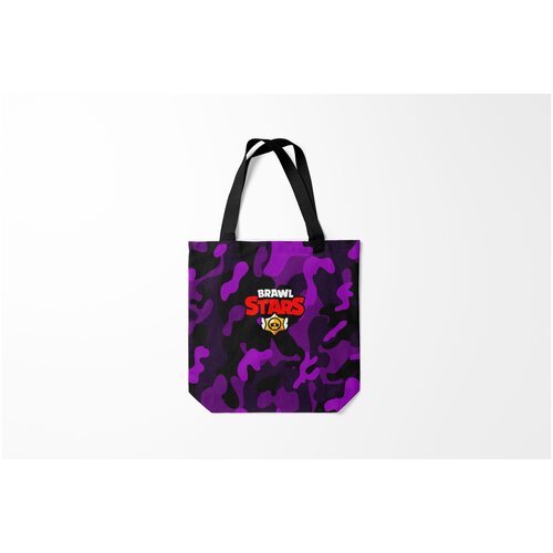 фото Сумка-шоппер / 40х40 см / геймерам / brawl stars burnettie