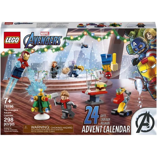 конструктор lego super heroes 76199 карнаж Конструктор LEGO Super Heroes 76196 Новогодний календарь 2021, 298 дет.