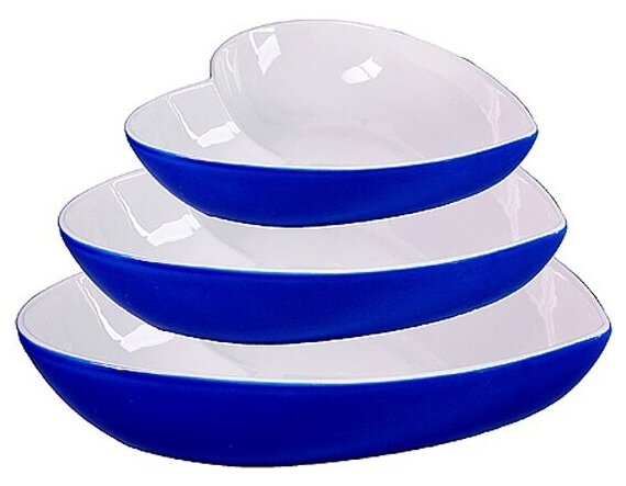 фото Набор салатниц LORAINE 3 предмета желтый 29577