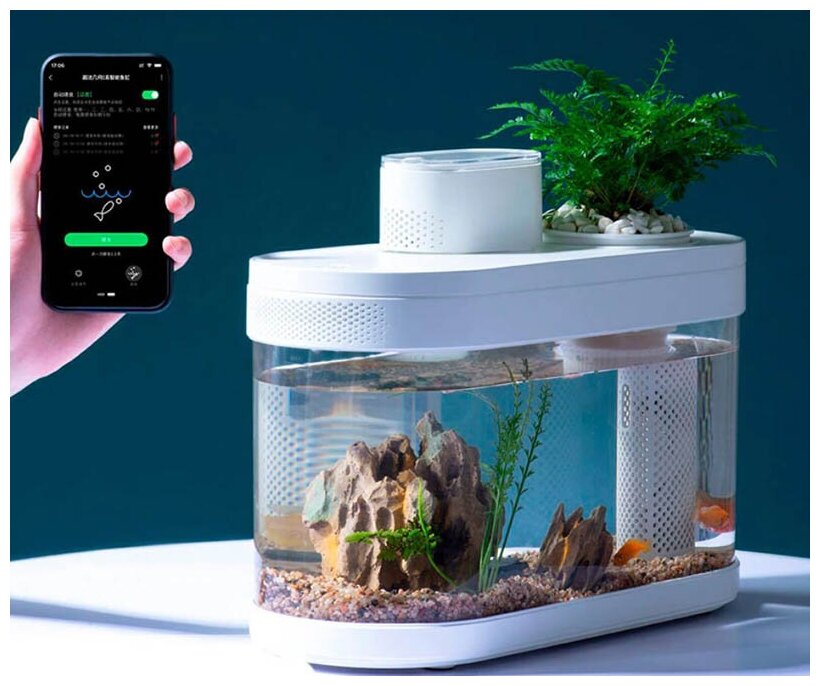 Умный Аквариум Descriptive Geometry C180 Smart Fish Tank PRO Standart Set - фотография № 9