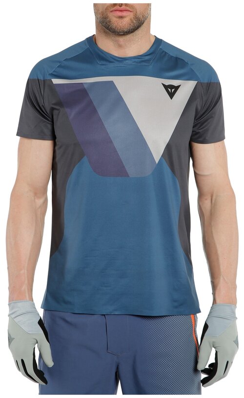 Велофутболка Dainese Hg Kaindy SS Blue/Dark Gray (US:XL)