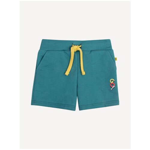 фото Хлопковые шорты на шнуровке с карманами bossa nova 312л21-461-а зеленый 122