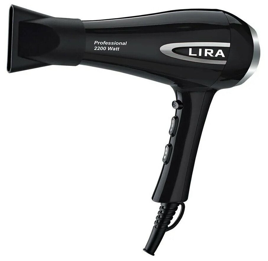 Фен для волос профессиональный Lira LR 0706 black