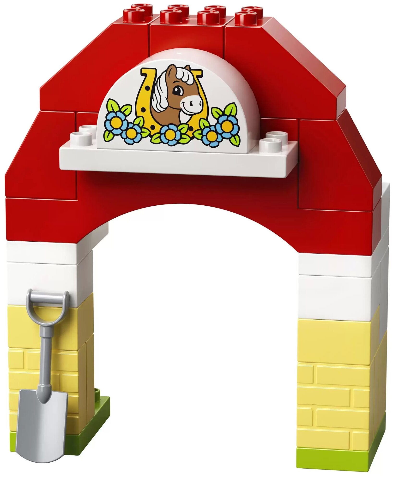 Конструктор Lego DUPLO Town Конюшня для лошади и пони (элем.:65) пластик (2+) (10951) - фото №4