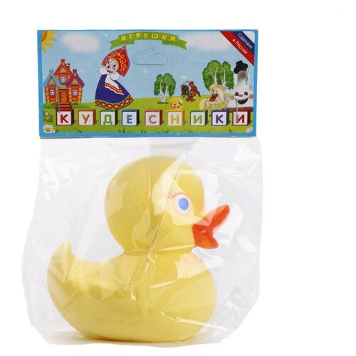 Игрушка для ванной ПКФ Игрушки (Кудесники) Утенок малыш (СИ-214) игрушка для ванной кудесники лисенок ник си 791 оранжевый