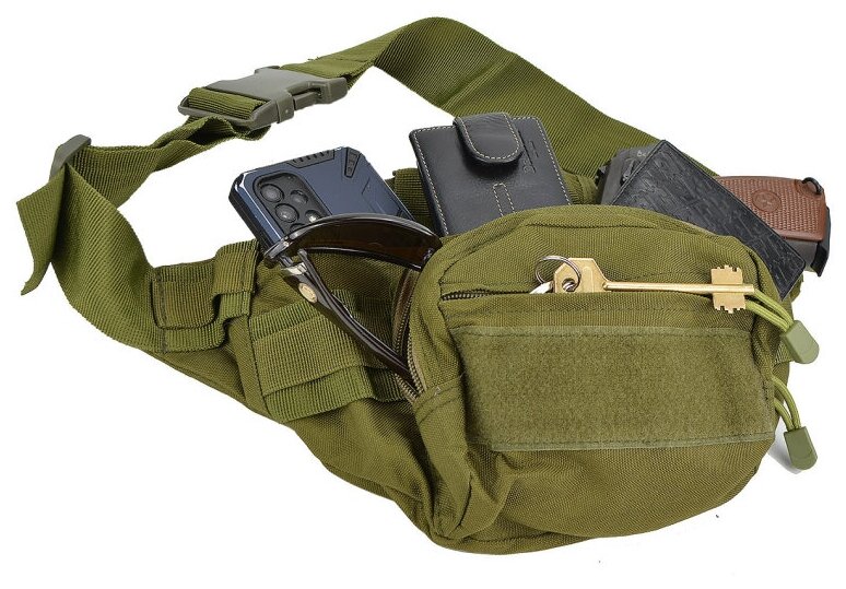 Сумка тактическая поясная Tactical Travel олива