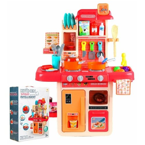 Игровой набор/ Детская кухня/ Игрушечные продукты/ Со светом и звуком