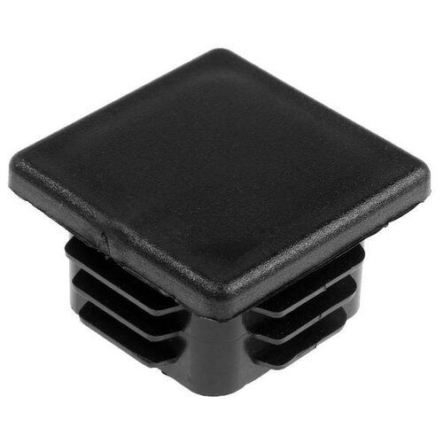 Заглушка внутренняя 40х40 мм, универсальная, черная