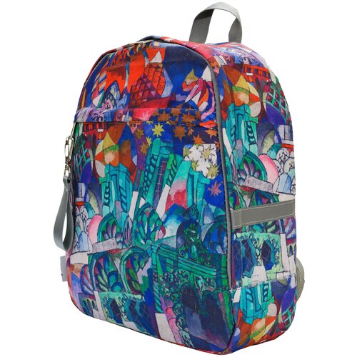 фото Рюкзак третьяковская галерея tghb-ut2-796 мягкий. лентулов - храм василия блаженного, для девушек seventeen