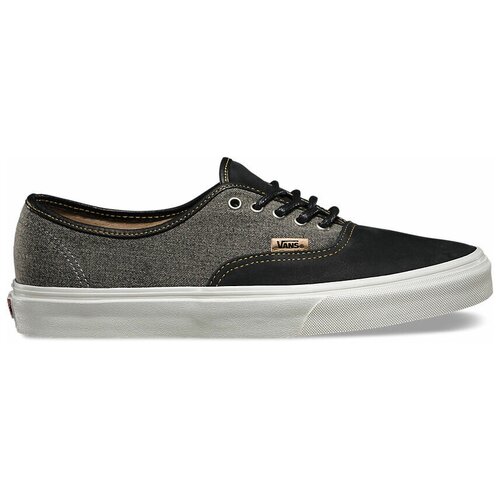 Кеды VANS Authentic, демисезонные, низкие, размер 36.5, серый, черный