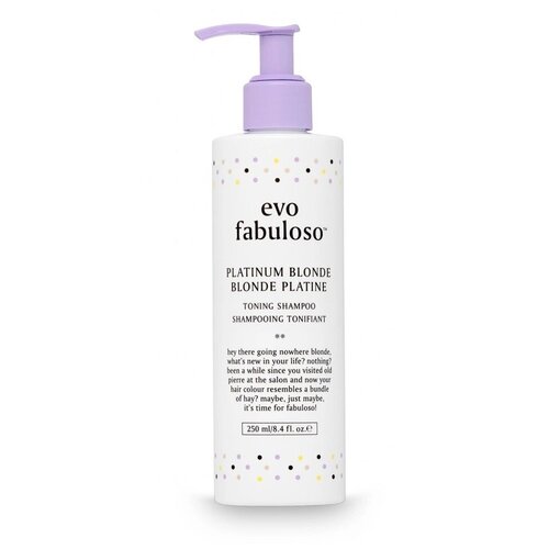 Fabuloso Evo Platinum Blonde Toning Shampoo Шампунь-уход тонирующий Платинум Блонд 250мл