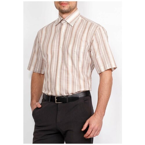 фото Рубашка greg, размер 174-184/39, бежевый