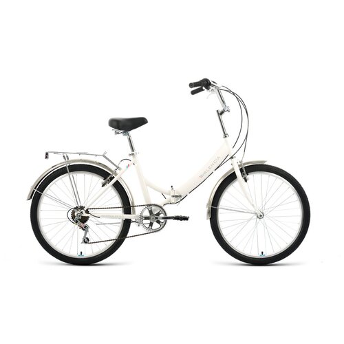 фото Велосипед forward valencia 24 2.0 (24" 6 ск. рост. 16" скл.) 2022, белый/красный, rbk22fw24079