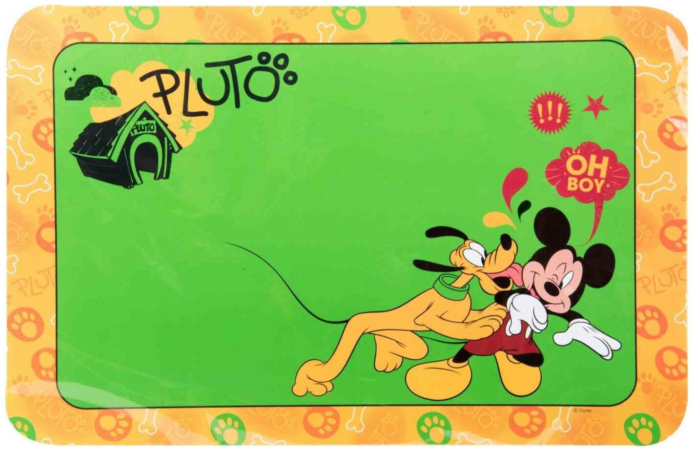 Disney коврик под миску Pluto & Mickey, 430x280 мм - фотография № 3