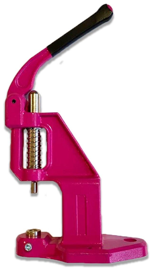 Ручной механический универсальный пресс ТЕР-1 (розовый) Алюминиевый для установки швейной фурнитуры