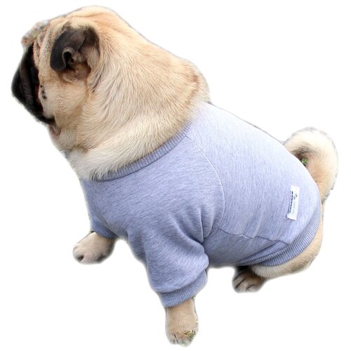 Одежда для животных / Кофта для собак NASKOR, серый, размер XS (23)