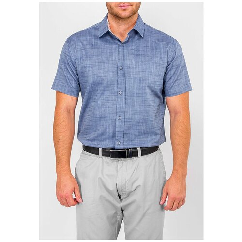 фото Рубашка greg, размер 174-184/39, голубой