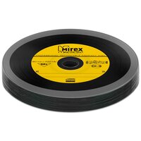 Диск Mirex CD-R 700Mb 52X MAESTRO Vinyl (виниловая пластинка), желтый, упаковка 10 шт.