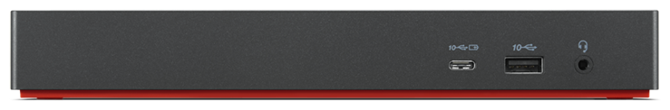 Док-станция Lenovo ThinkPad Universal USB-C Dock, (RJ-45, 2xUSB 2.0, 3xUSB 3.1, 1xUSB Type-C, 1xHDMI, 2xDP, Mini jack). Черный 40AY0090EU - фото №4