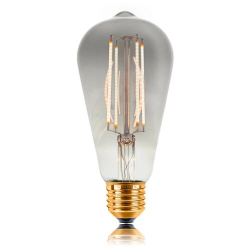 Ретро лампа светодиодная ST64 LED 4W, E27, дымчатая, 057-295 Sun Lumen