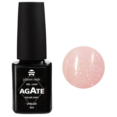 Planet nails гель-лак для ногтей Agate, 8 мл, №952 planet nails лак краска для nailart 8 мл 43 оттенка пастель оранжевая