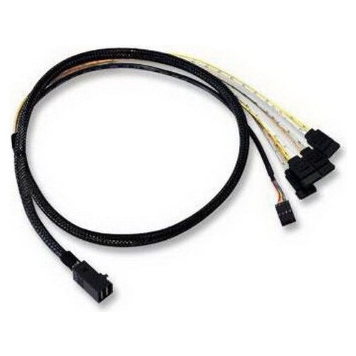 кабель acd acd sff8643 satasb a1 sff 8643 mini sas hd 4xsata sb 1м черный acd sff8643 satasb a1 Кабель интерфейсный SAS ACD ACD-SFF8643-SATASB-08M (6705050-75) SFF8643-to-4*SATA+SB ( HDmSAS -to- 4*SATA+SideBand internal cable) 75cm