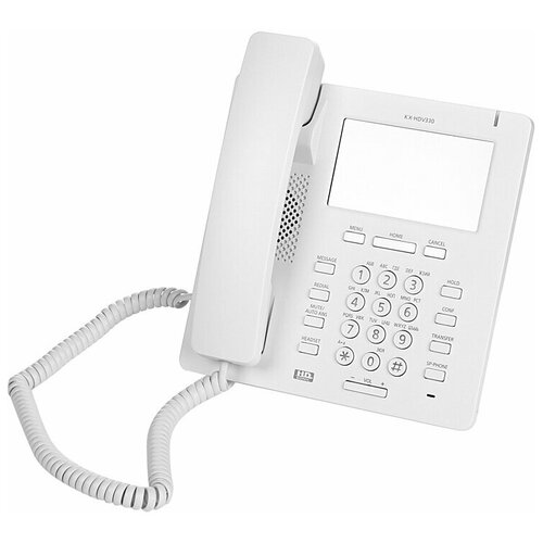 VoIP-телефон Panasonic KX-HDV330RU белый