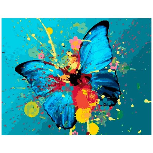 Картина по номерам Бабочка, 40x50 см, ВанГогВоМне
