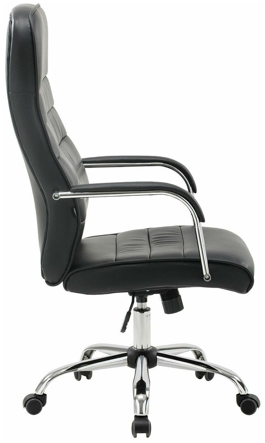 Кресло офисное BRABIX "Stark EX-547", экокожа, хром, черное, 531948 - фотография № 3