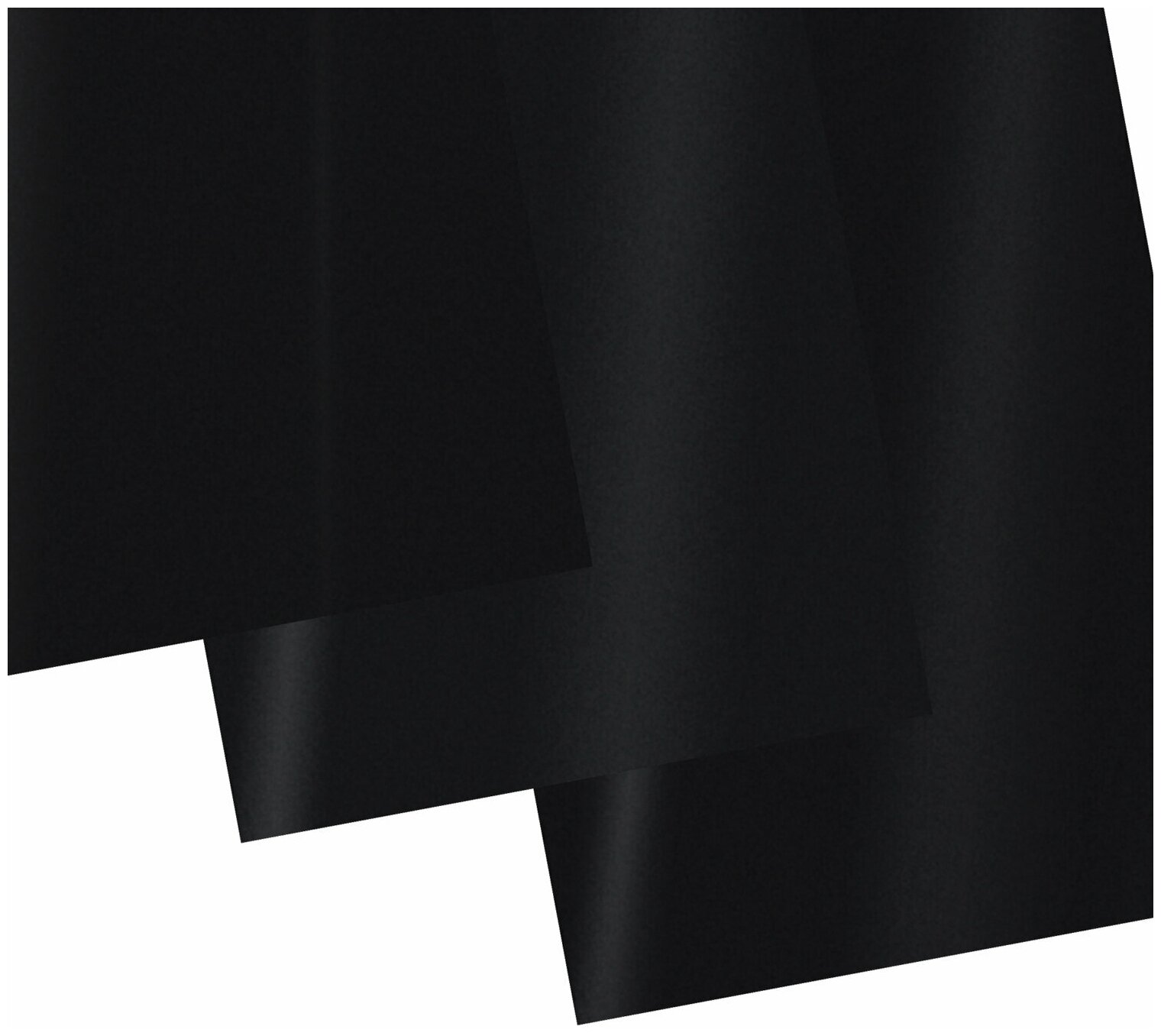 Обложки картонные д/переплета А4, комплект 100шт, глянцевые, 250г/м2, черные, BRAUBERG, 530841