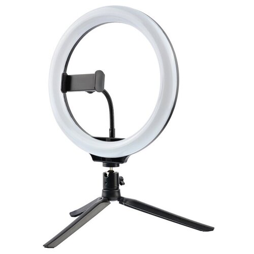 Кольцевая лампа 26см для селфи с настольным штативом и селфи-пультом 787₽