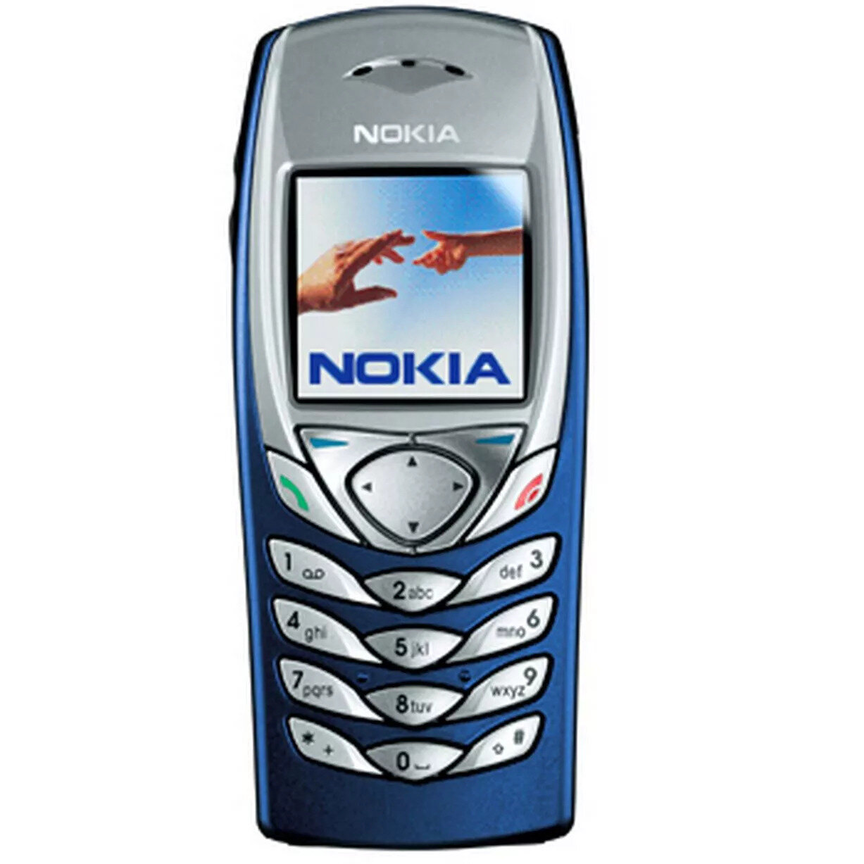 Телефон Nokia 6100, 1 SIM, синий