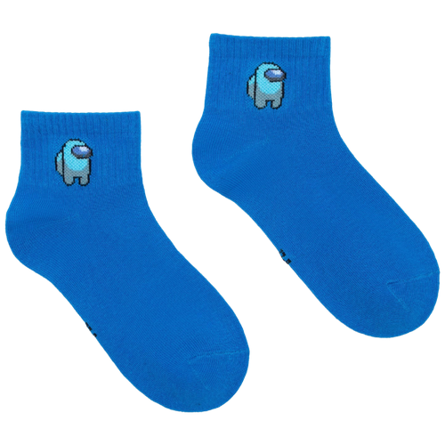 фото Носки детские among us, цвет синий, размер 22 (10-12 лет) нет бренда
