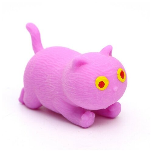 Мялка «Котик» с пастой, цвета микс