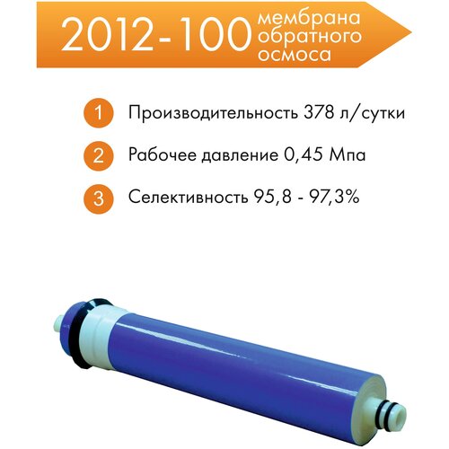 Мембрана обратного осмоса CM-2012-100 мембрана для осмоса 2012 100 гейзер 28451