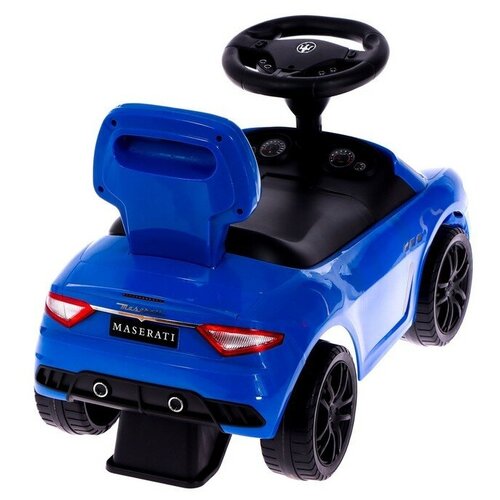 Электромобиль Maserati, EVA колёса, кожаное сидение, цвет синий