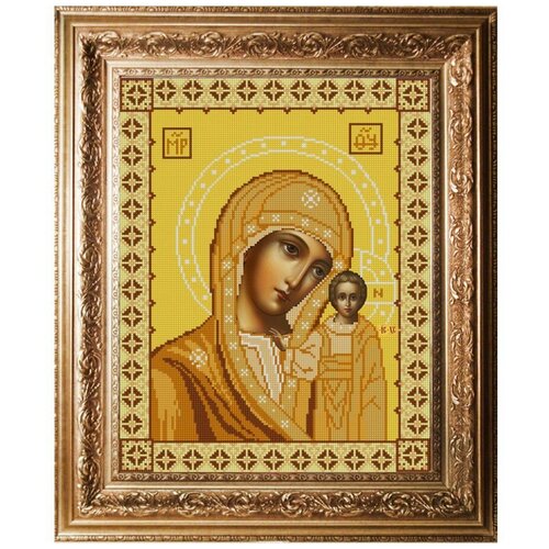 Рисунок на ткани (Бисер) конёк арт. 9234 Богородица Казанская 29х39 см