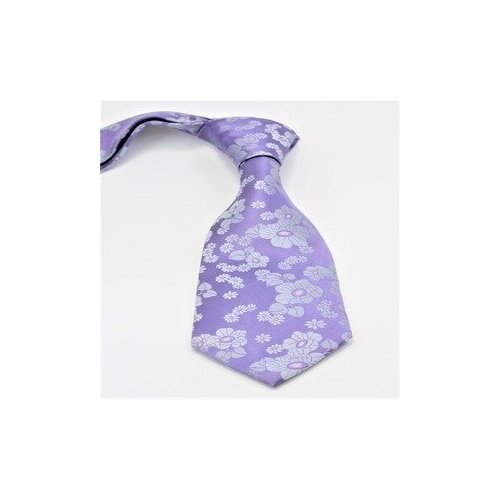 Галстук George Lee, широкий, для мужчин, фиолетовый
