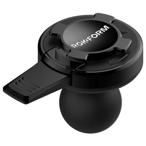 Шаровой держатель для мобильных устройств Rokform Universal Ball Adapter Phone Mount. Материал: алюминий, ТПУ. Цвет: черный. cycling phone mount adapter holder plastic rubber garmin computer mount bracket for 4 7 6 7 inch phone bicycle accessories