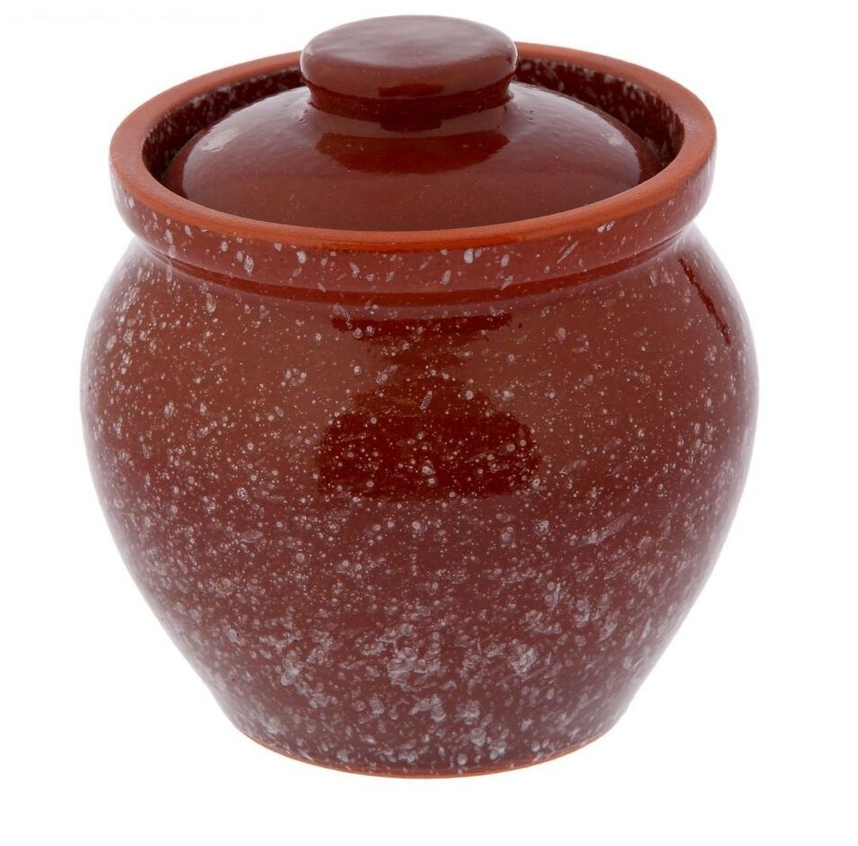 фото Горшок для запекания Ломоносовская Керамика Мрамор 2434443