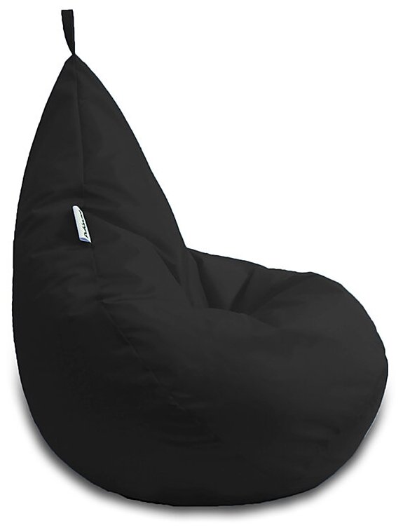 Кресло-мешок PUFON груша XL Мини черный