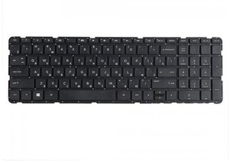 Клавиатура ZeepDeep для ноутбука HP Pavilion 15, 15-e,15-g, 15-n, 15-r, 250 G3, 255 G3, 256 G3, черная без рамки, гор. Enter