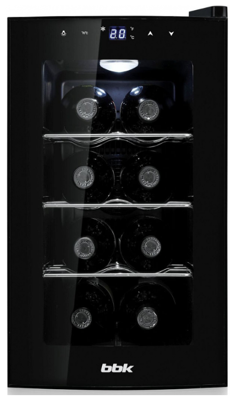 Холодильник -винный шкаф BBK BWR-080 черный
