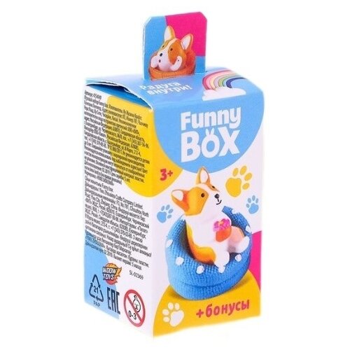 WOOW TOYS Набор для детей Funny Box «Собачки» Набор: радуга, инструкция, наклейки, микс,