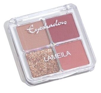 Lameila Палетка Eyeshadow, 4 цвета