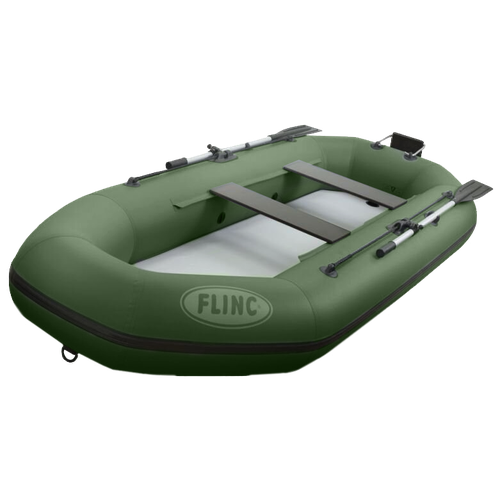 Надувная лодка ПВХ FLINC F300TLA оливковый