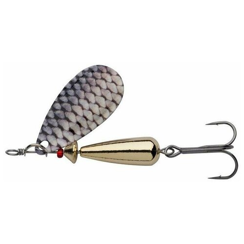 блесна вращающаяся abu garcia droppen 6г silver red marks Блесна вращающаяся Abu Garcia Droppen 6г Roach